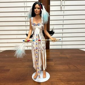 Ashton & Drake Galleries Native American Doll.